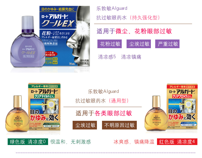 【日本直郵 】 樂敦ROHTO 眼藥水滴眼液 敏感綠色清涼度0-通用版 13ml/瓶