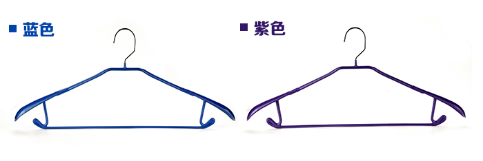 
                                                                                井然简易防滑无痕宽肩阳台不锈钢衣架 晾晒衣架衣挂衣撑衣服架 优雅紫 10支装                