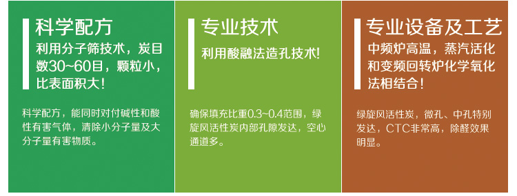 绿旋风活性炭 四居室组合装 活性炭包除甲醛 去甲醛活性碳 装修除味吸甲醛 净化除味 除醛王1000g+净醛王2000g*3 组合装