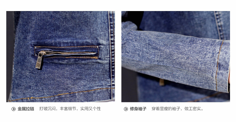 欧洲站2015牛仔套装女秋休闲修身显瘦三件套时尚水洗牛仔裤套服潮 三件套 配项链 蓝色 S