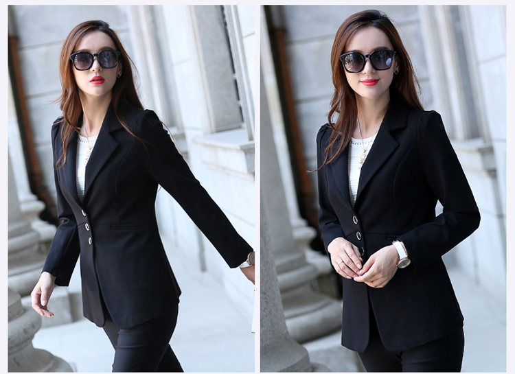 玖寸绿秋装短外套西装外套女韩版小西装通勤百搭女士小西服修身休闲小西装OL职场外套8609 浅绿色 XXXL