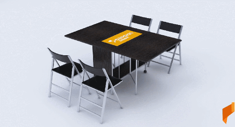 多维尚书宜家时尚变形家具多功能伸缩创意小户型家居收纳伸缩茶几餐台