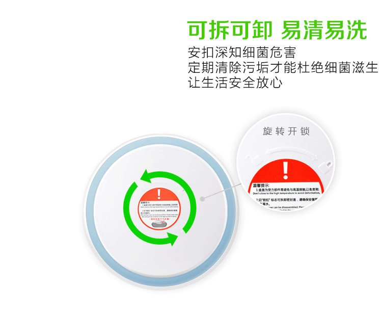 【货到付款 京东配送】 ankou安扣玻璃奶粉罐密封罐 800ml粉色