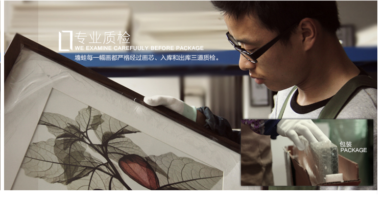 墙蛙 梵高油画欧式客厅装饰画沙发背景墙壁画玄关壁画挂画三联画 ACD一套3幅 优惠9元 金色外框41cmX51cm