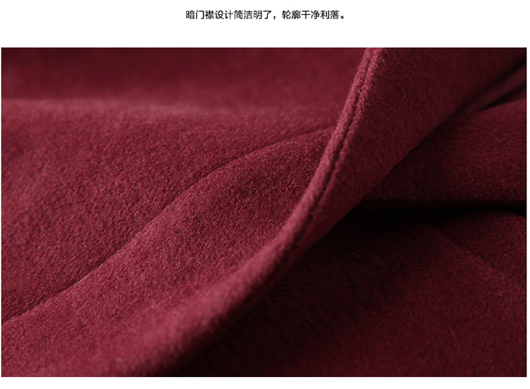 良衣尼朵2015冬季新款大衣女中长款韩版羊毛绒厚毛呢外套风衣女 驼色 M