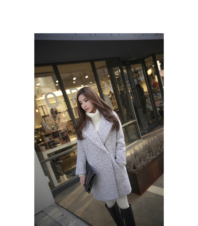 Mya Zi gross? 2015 autumn and winter coats new larger flip for long career commuter OL temperament pure color jacket female Korean gross? m White S picture version, prices, brand platters! The elections are supplied in the national character of distribution, so action, buy now enjoy more preferential! As soon as possible.