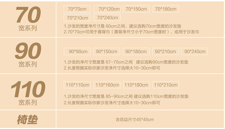 
                                                            宜然居 沙发垫套装防水防污沙发垫子四季组合沙发坐垫巾防滑可定制 g简欧 深蓝色 110*180cm 一片                