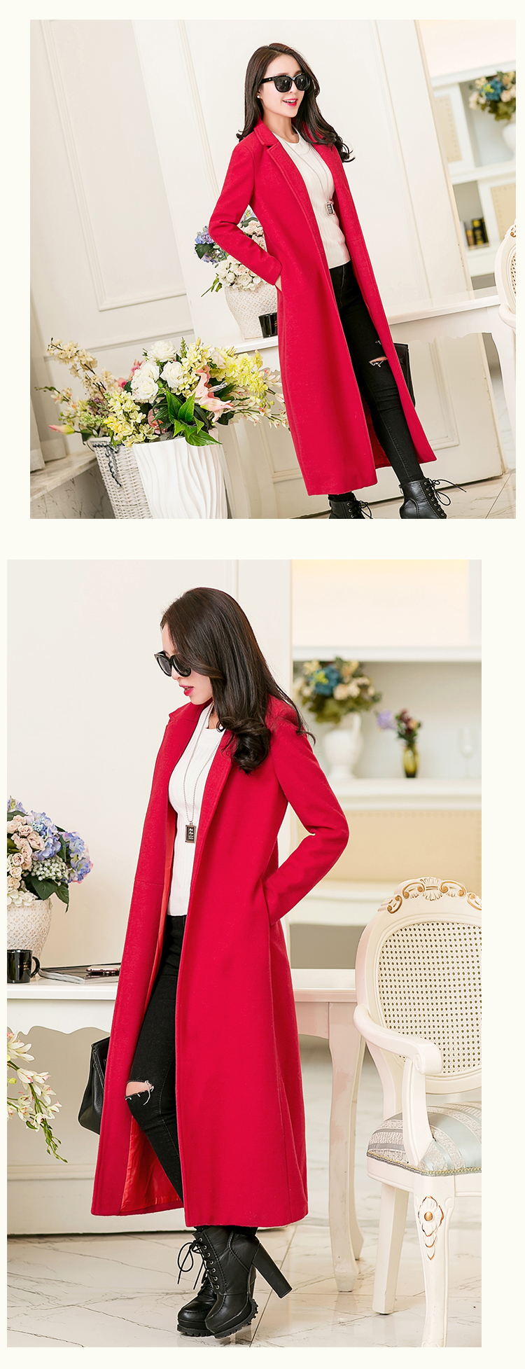 Nice, 2015 autumn and winter, Korean collar plus plush coat in a long, thick Sau San long coat red L picture, prices, brand platters! The elections are supplied in the national character of distribution, so action, buy now enjoy more preferential! As soon as possible.