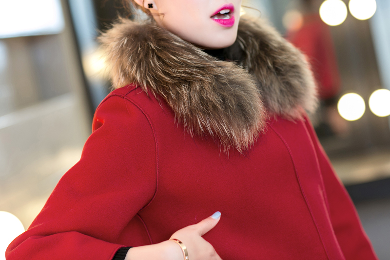 2015 Autumn and winter Zz&ff new Korean large Liberal Women's gross collar cloak a jacket female red cloak XXXXL gross? Picture, prices, brand platters! The elections are supplied in the national character of distribution, so action, buy now enjoy more preferential! As soon as possible.