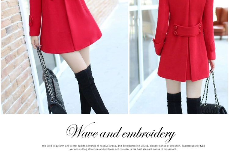 The 2015 autumn and winter 莜 new retro version korea long hair? female YLM244 jacket coat red L picture, prices, brand platters! The elections are supplied in the national character of distribution, so action, buy now enjoy more preferential! As soon as possible.