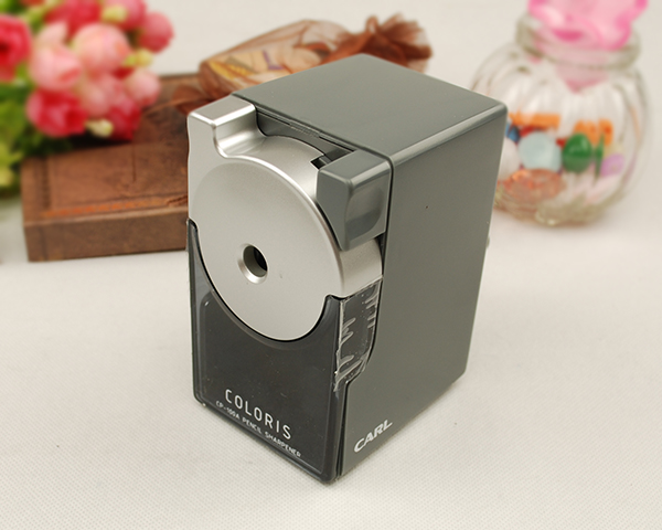 咖路carl手摇卷笔刀cp-100a削笔器 高品质铅笔刀转笔刀二档调节 绿色