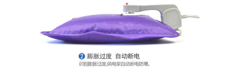 博弘水电分离冬暖手袋充电暖宝宝电热水袋防爆暖手宝暖水袋电热宝 紫色