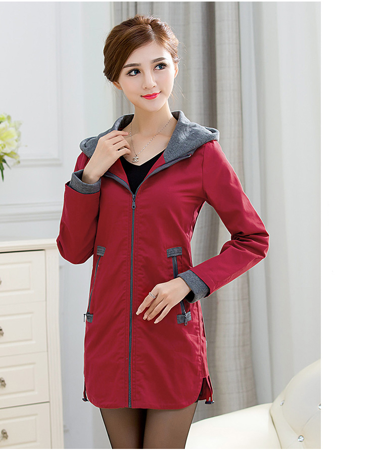 Ah-tsu 2015 sweater female new larger female 200 catties thick mm windbreaker women long jacket, women too many users in the brick-red L picture, prices, brand platters! The elections are supplied in the national character of distribution, so action, buy now enjoy more preferential! As soon as possible.