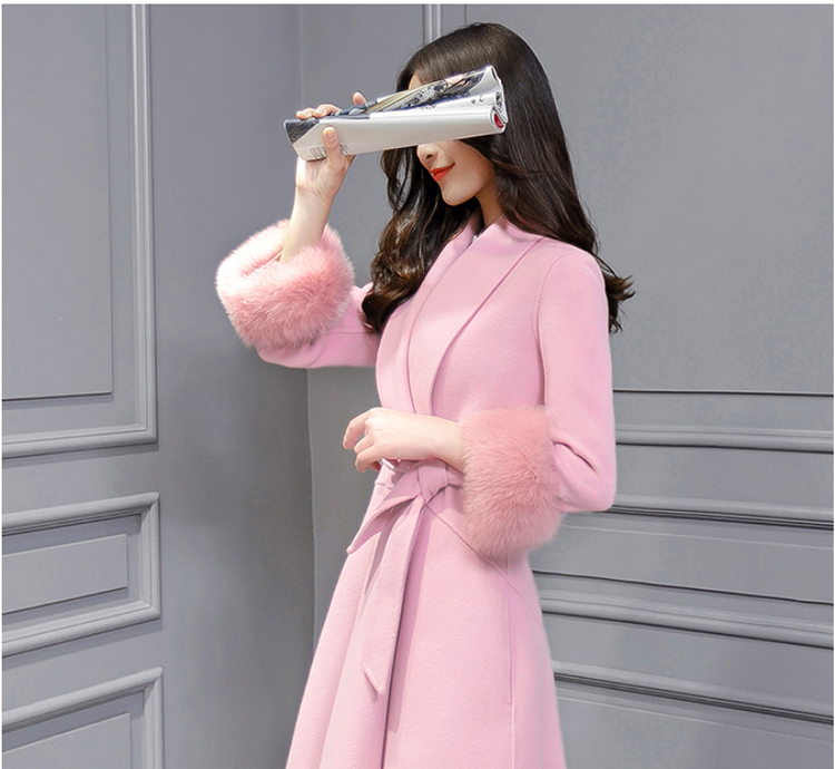 Korea's 2015 winter new Korean fashion v-neck autumn and winter coats that? long hair? jacket X4041 Sau San rouge toner M picture, prices, brand platters! The elections are supplied in the national character of distribution, so action, buy now enjoy more preferential! As soon as possible.