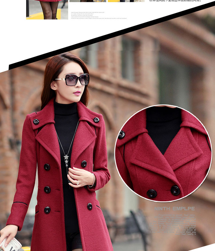 Ms Audrey EU Bai Ya 2015 autumn and winter new products Women Korean female jacket is 