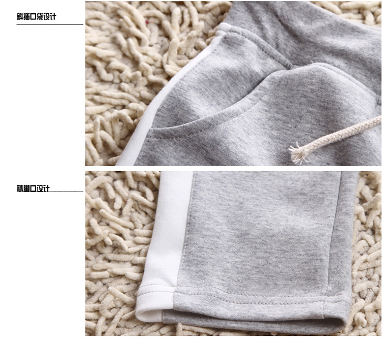 谊莲 秋装时尚休闲长袖运动套装女卫衣两件套套装Y8106# 黑色 XXXL