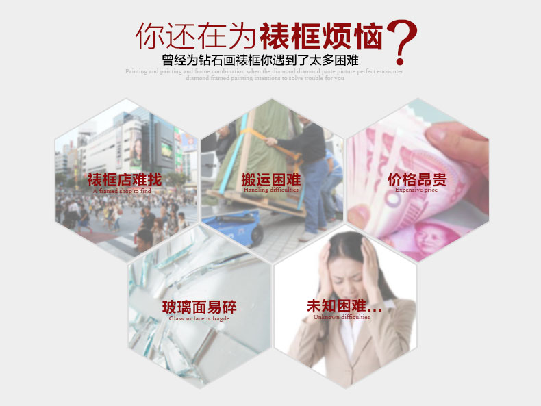 
                                                            画时代十字绣新款5D钻石画满钻客厅装饰画五福临门贴钻点钻水晶钻石画魔方异形钻石绣手工刺绣DIY艺术品 魔方钻石画38*38CM                