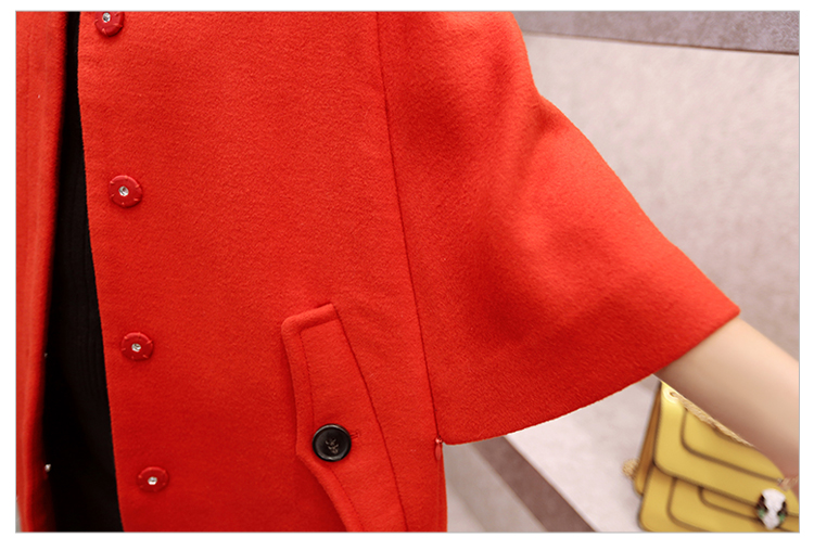 The Champs Elysees Honey Love   2015 autumn and winter new Korean version of loose cloak? Why women jacket gross sub wind jacket  708 gray M picture, prices, brand platters! The elections are supplied in the national character of distribution, so action, buy now enjoy more preferential! As soon as possible.