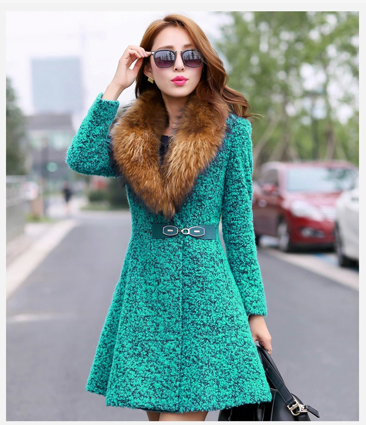 Charlene Choi 2015 autumn and winter and new gross girls jacket? Long woolen coat gross? coats of Sau San a wool coat female 8861# Peacock Blue 2XL Photo, prices, brand platters! The elections are supplied in the national character of distribution, so action, buy now enjoy more preferential! As soon as possible.