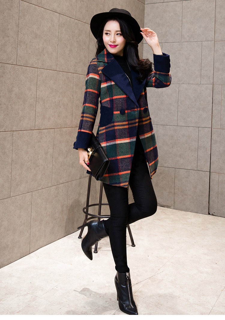 Li Mei wool coat women 2015? autumn and winter new graphics in Sau San thin long latticed wool a wool coat larger windbreaker coffee latticed XL Photo, prices, brand platters! The elections are supplied in the national character of distribution, so action, buy now enjoy more preferential! As soon as possible.