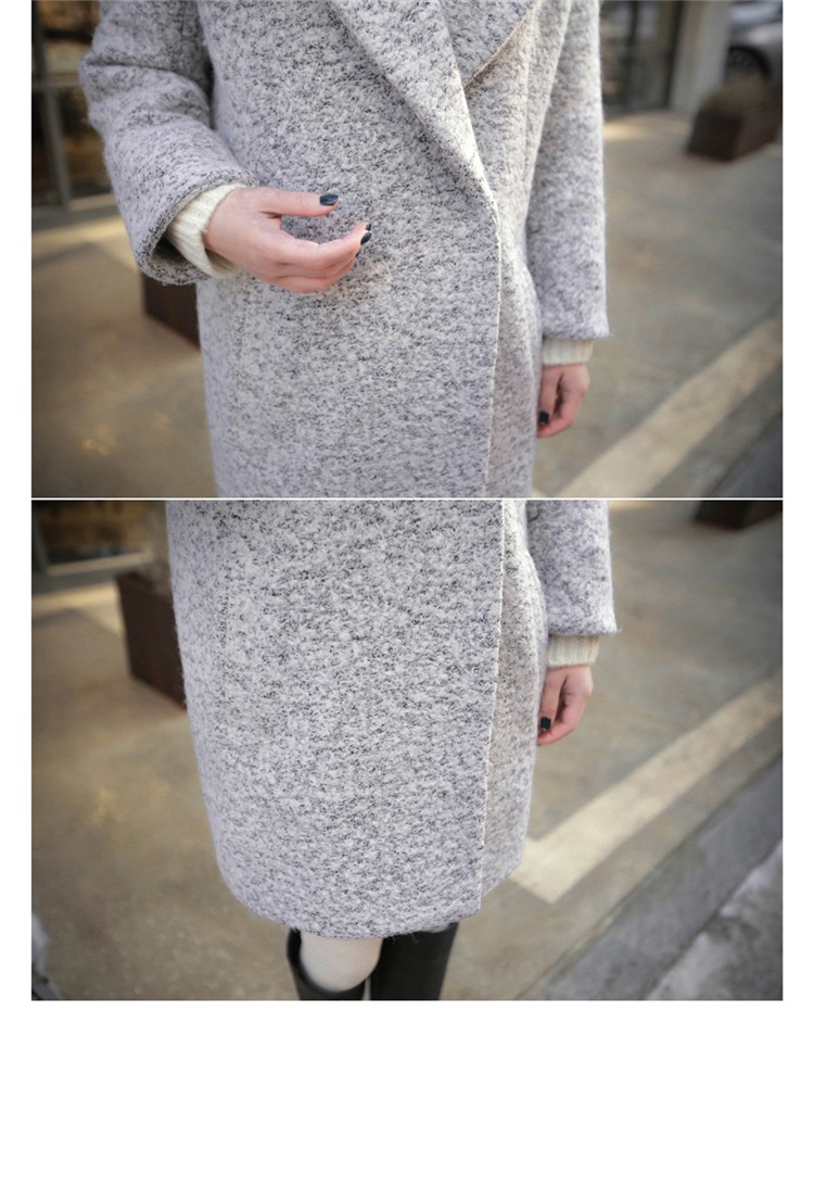 Keini Gloria female hair? 2015 autumn and winter coats the new Korean college wind in stylish long loose a wool coat gray S picture, prices, brand platters! The elections are supplied in the national character of distribution, so action, buy now enjoy more preferential! As soon as possible.