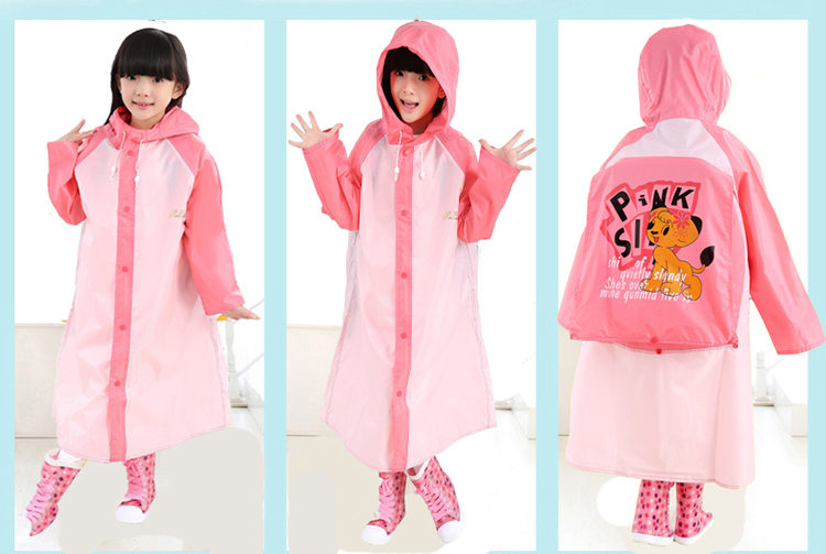 
                                                                                天堂儿童雨衣卡通带书包位男女童宝宝雨披小学生雨衣N007 蓝色 XXXL                