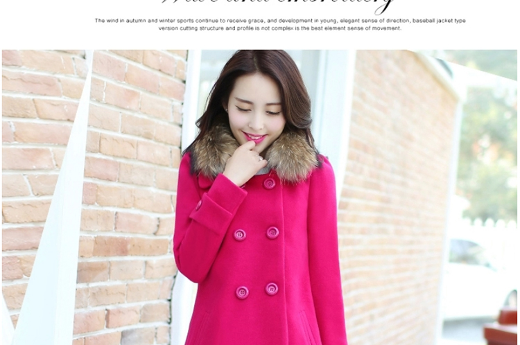 The 2015 autumn and winter 莜 new retro version korea long hair? female YLM244 jacket coat red L picture, prices, brand platters! The elections are supplied in the national character of distribution, so action, buy now enjoy more preferential! As soon as possible.