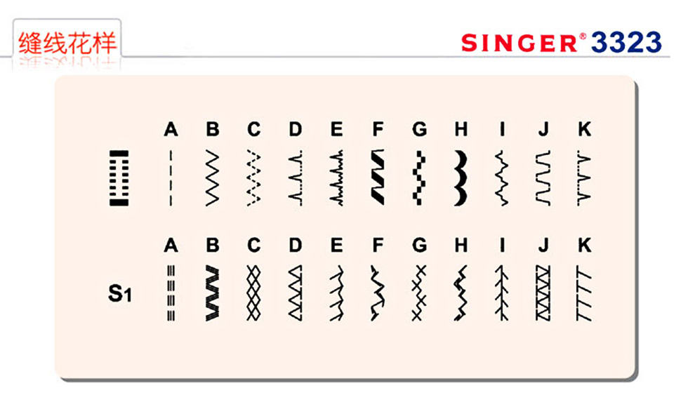 胜家SINGER 多功能电动手动缝纫机针织机 吃厚锁边5523