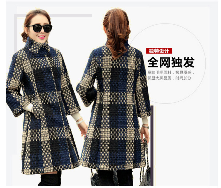 The achievement of the 2015 autumn and winter new Korean fashion in the Sau San Long Seven-sleeved gross? coats navy M picture, prices, brand platters! The elections are supplied in the national character of distribution, so action, buy now enjoy more preferential! As soon as possible.