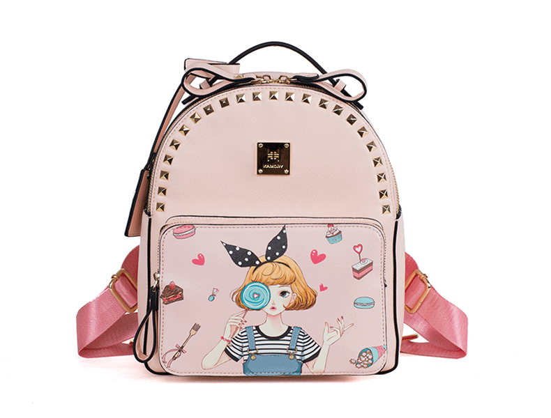 【京东配送】凯美源(kaimeiyuan)蜜糖女孩系列双肩包