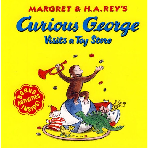 书名:curious george visits a toy store 好奇猴乔治去玩具商店