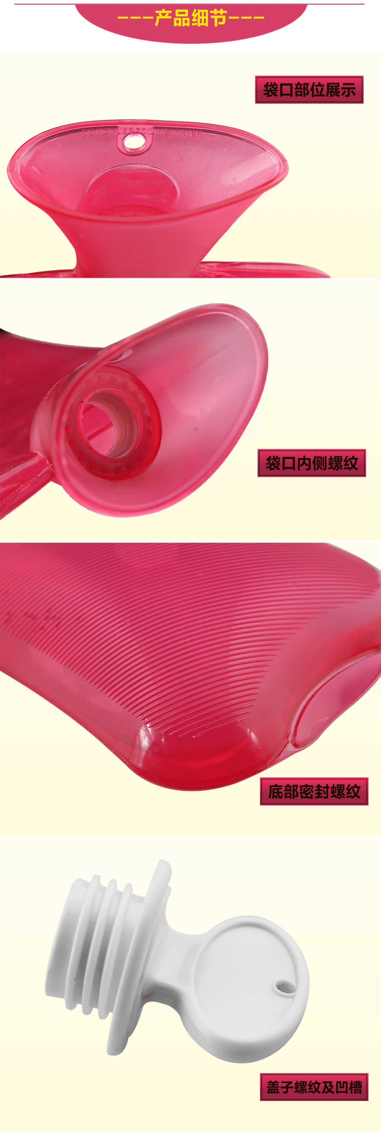 
                                        爱尚品橡胶PVC冲注水热水袋充水暖水袋防爆暖手袋 蓝色1750ml                