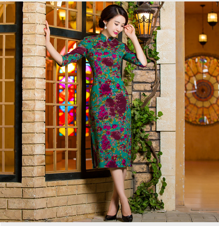 Oh, 2015 New fall blog for women of nostalgia for the video in the thin qipao Sau San large cuff improved linen long skirt qipao garden XXL picture, prices, brand platters! The elections are supplied in the national character of distribution, so action, buy now enjoy more preferential! As soon as possible.