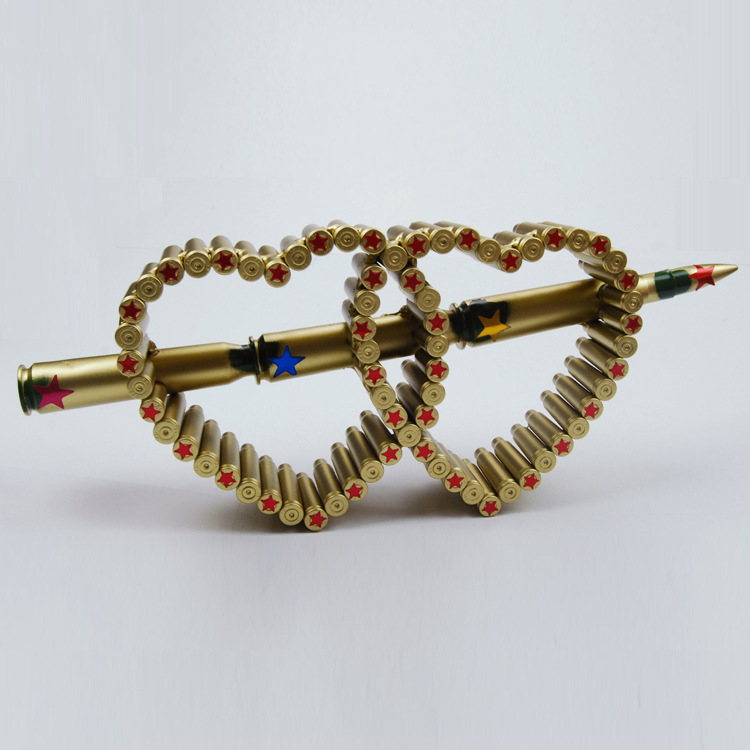 玩具枪 软弹枪 渡财航 双心箭模型创意工艺品 弹壳工艺品 仿真子弹壳