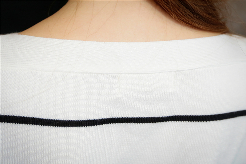 薇思倪2015秋装上新款针织衫女毛衣Z134 黑色  均码