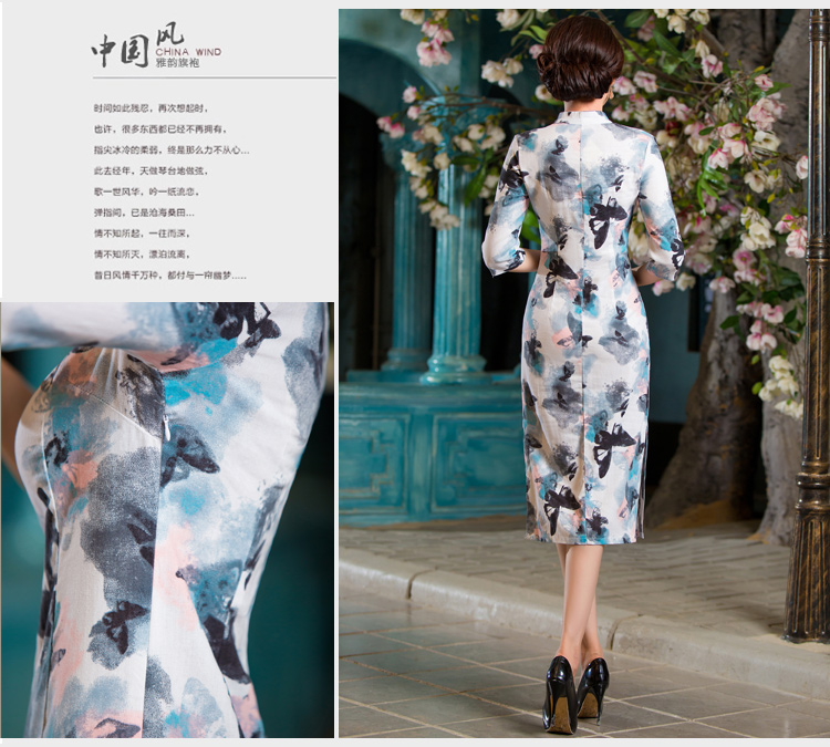 Oh, 2015 New fall blog for women of nostalgia for the video in the thin qipao Sau San large cuff improved linen long skirt qipao garden XXL picture, prices, brand platters! The elections are supplied in the national character of distribution, so action, buy now enjoy more preferential! As soon as possible.