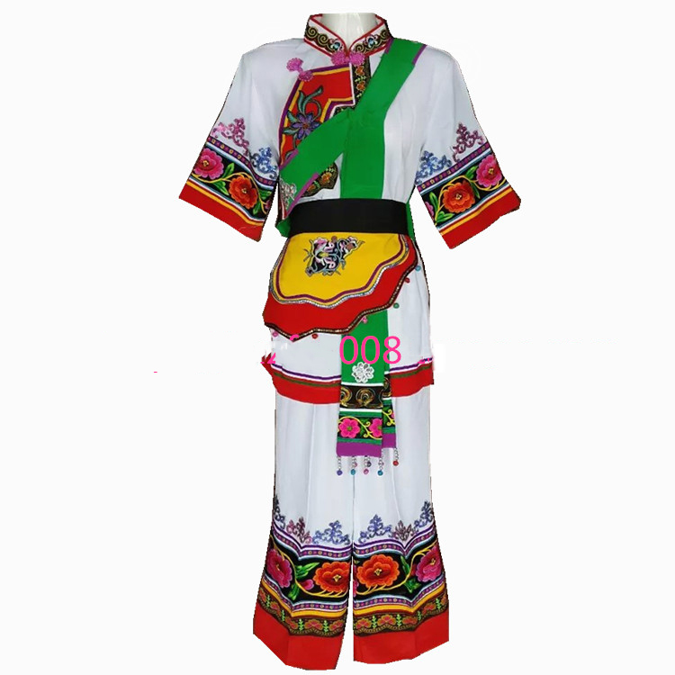 德码菲撒尼族女装2019新款彝族服饰石林撒尼族套装云南阿诗玛女裤装