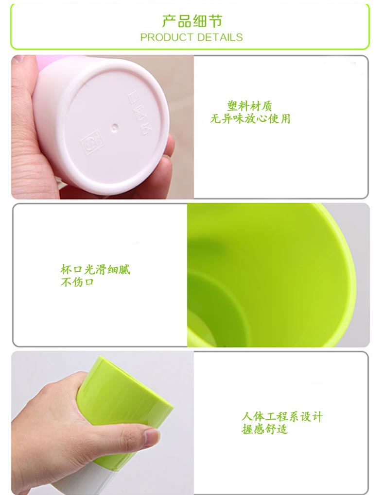 
                                                            乐服 强力粘贴式防尘倒扣牙刷架 漱口杯刷牙杯子套装 单个牙刷杯架  颜色随机                