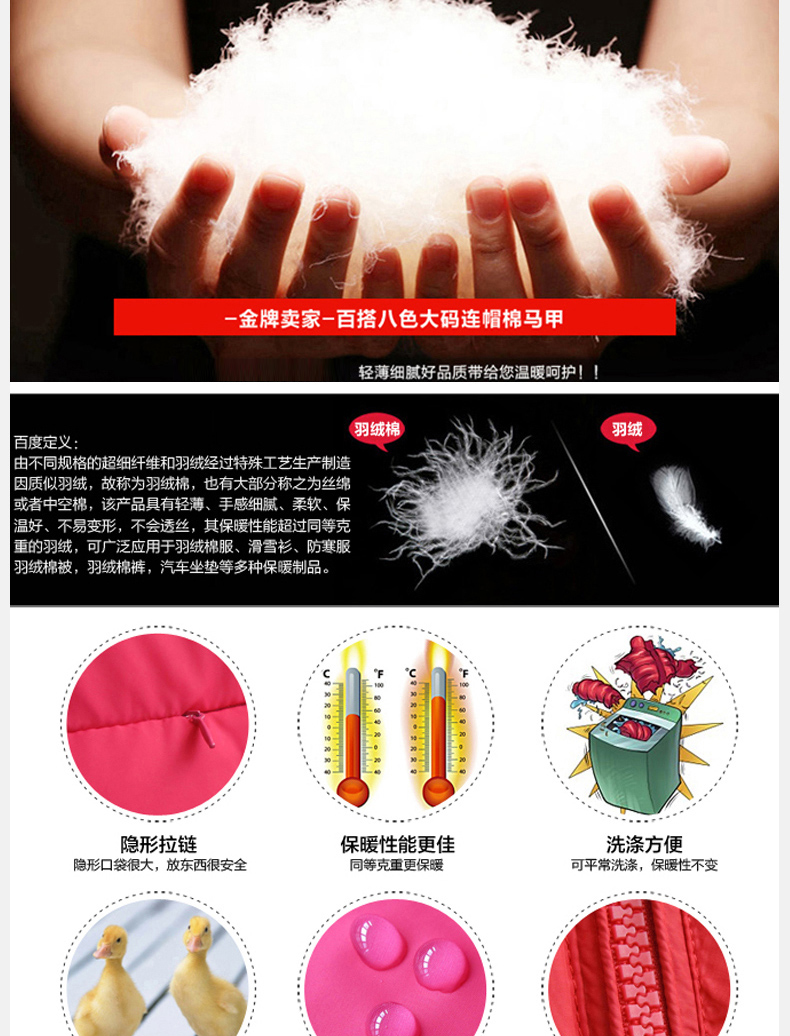 索娅思 马甲女 中长款 2015秋冬季新款 韩版羽绒棉衣 大毛领连帽修身外套棉服 草绿色 XXL