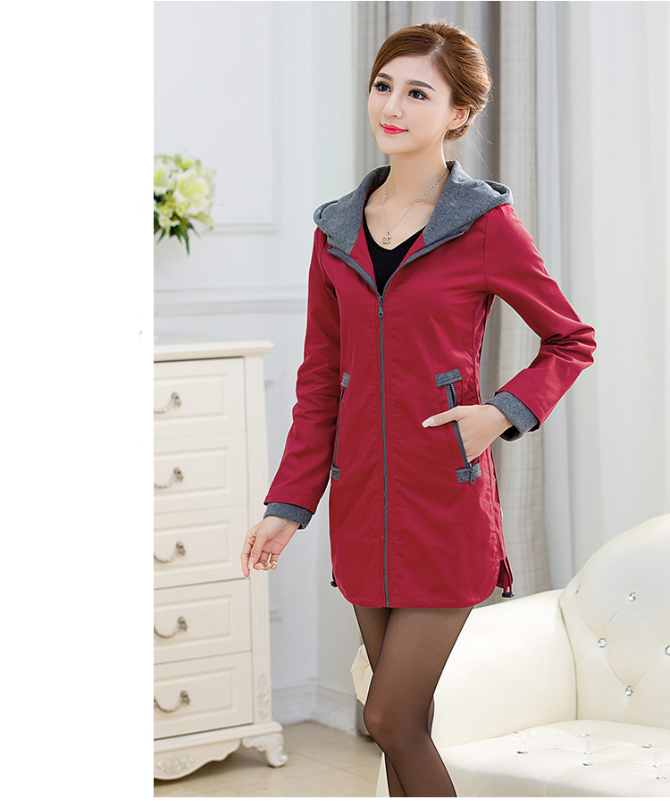 Ah-tsu 2015 sweater female new larger female 200 catties thick mm windbreaker women long jacket, women too many users in the brick-red L picture, prices, brand platters! The elections are supplied in the national character of distribution, so action, buy now enjoy more preferential! As soon as possible.