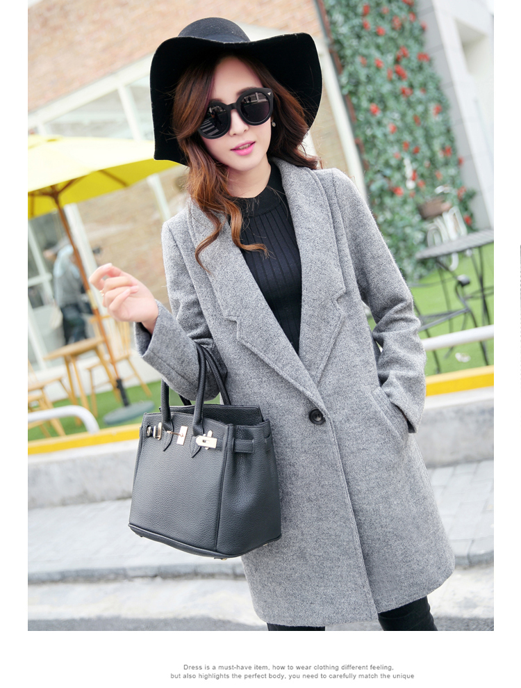 As clothing and auspicious 2015 autumn and winter new Korean fashion wool coat?? jacket female 8178A gross Gray L picture, prices, brand platters! The elections are supplied in the national character of distribution, so action, buy now enjoy more preferential! As soon as possible.