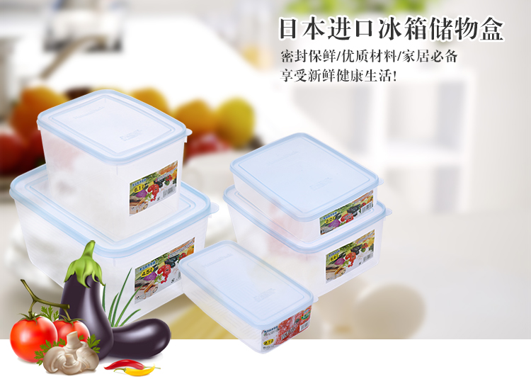 
                                                            家の物语（KATEI STORY） 日本冰箱保鲜盒食品密封盒冷藏收纳盒速冻水饺盒饺子盒 饺子盒 四个装                