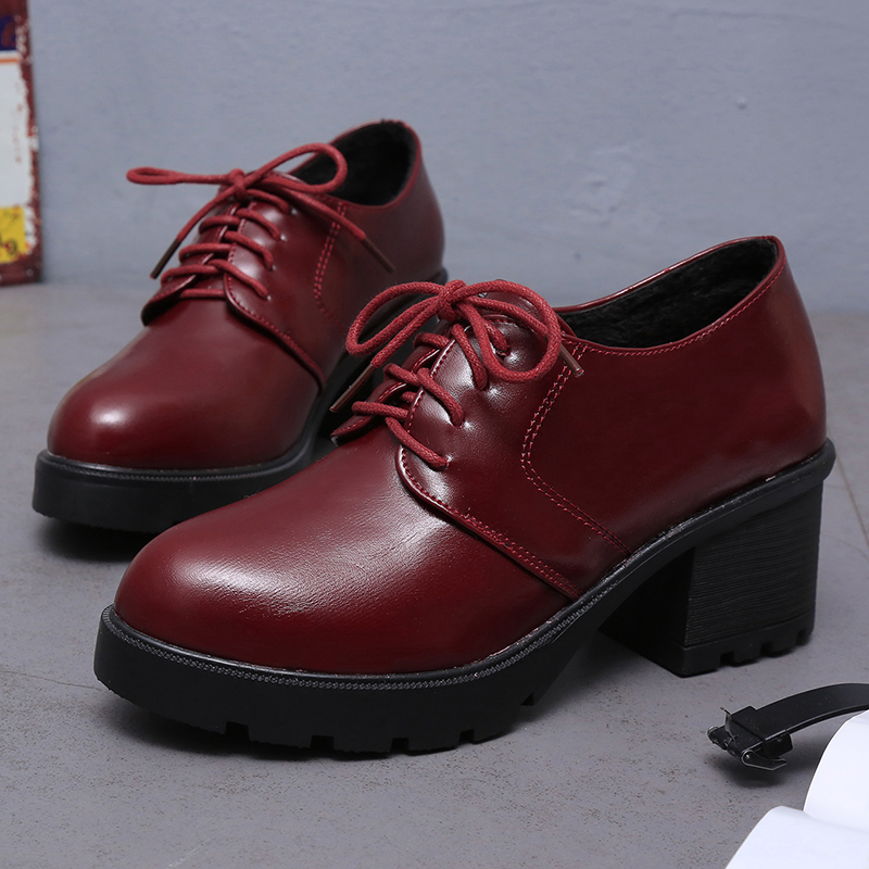 【京东】格彬森2016春夏新款时尚欧美圆头高