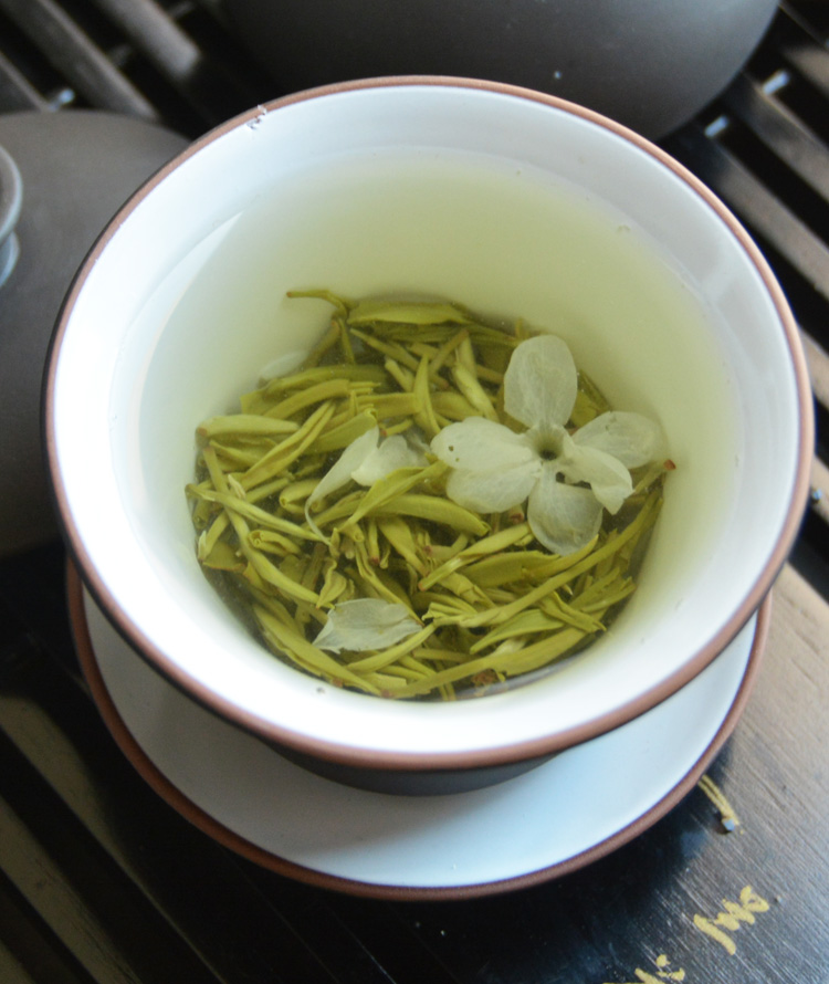 2015新茶春茶碧潭飘雪茉莉花茶浓香型茉莉花茶精致礼品绿茶花草茶