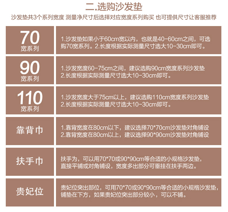 
                                        绿幽谷长毛绒沙发垫冬季加厚防滑坐垫布艺沙发套罩巾 咖色毛绒方格 单条90*180cm                