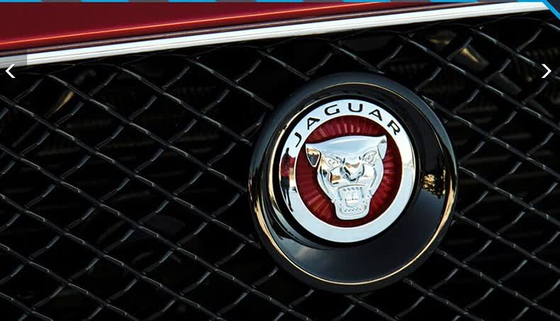 圣洁亚 金属捷豹车标 车贴 jaguar捷豹机盖前标 xf xj