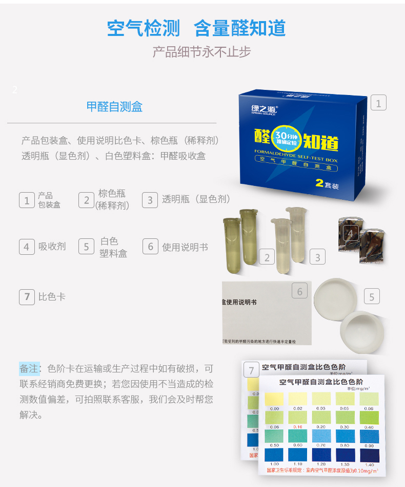 绿之源 空气质量检测 甲醛检测盒 甲醛检测仪 活性炭碳包吸附剂 e管家2.0甲醛检测仪