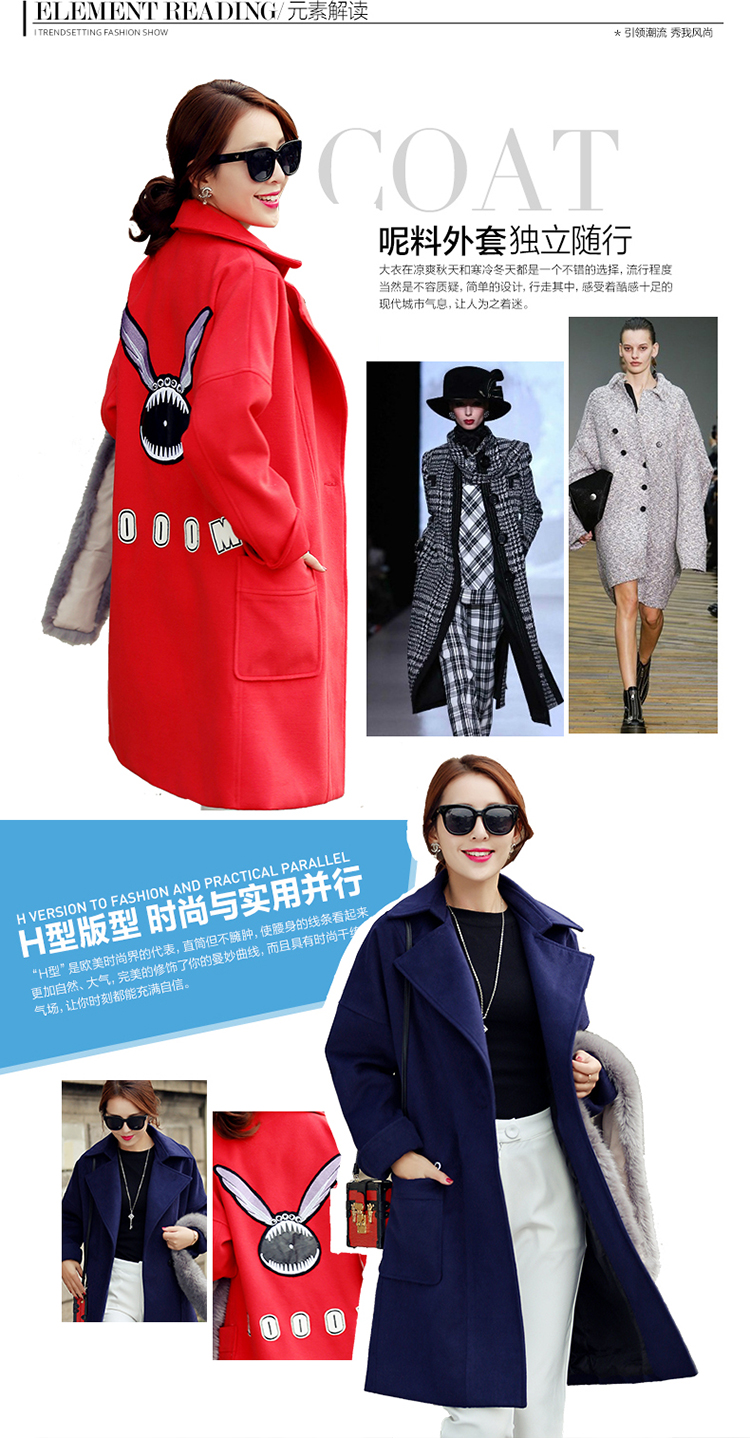 The chaplain again boutique cotton wool coat women so thick long 2015 Ms. winter clothing women jacket? gross in long thin Korean version of the video 