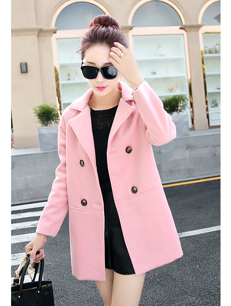 2015 winter clothing new Korean jacket elegant stylish Sau San round-neck collar long-sleeved double row two tablets of detained in long Wild Hair? coats female khaki M picture, prices, brand platters! The elections are supplied in the national character of distribution, so action, buy now enjoy more preferential! As soon as possible.