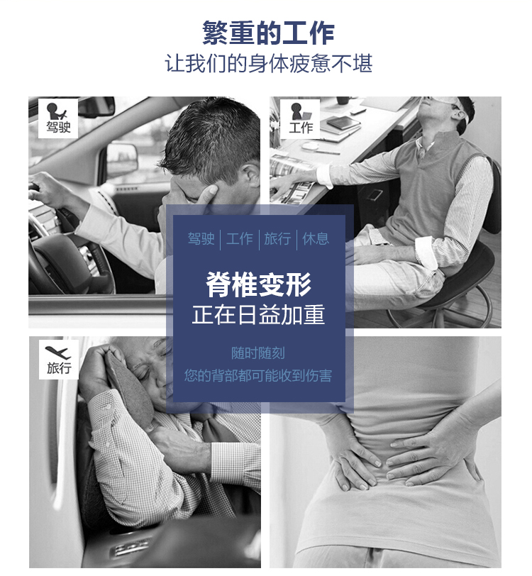
                                                                                温伦靠垫腰靠太空记忆棉慢回弹腰靠腰枕靠枕办公室靠垫靠背垫腰汽车护腰靠垫坐垫两用学车加高坐垫 紫色                